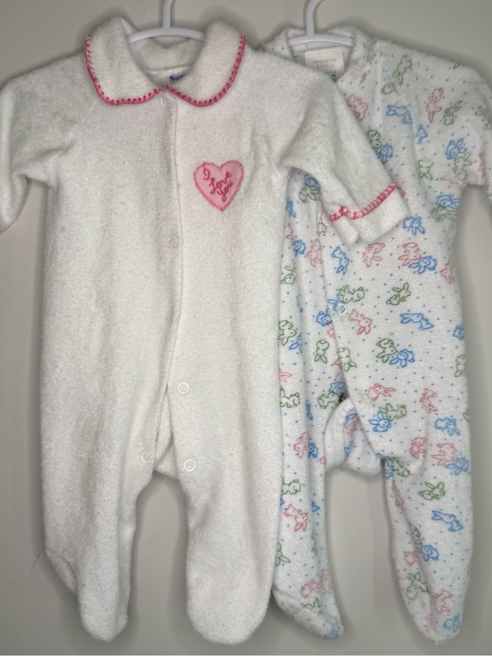 Vintage baby footie bundle